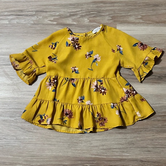 Persaya Other - Persaya Girl | Goldenrod Floral Tunic